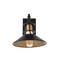 Dweled Sleepless LED 11in Indoor and Outdoor Wall Light 3000K in Black with Aged Brass WS-W430 - alternate 3